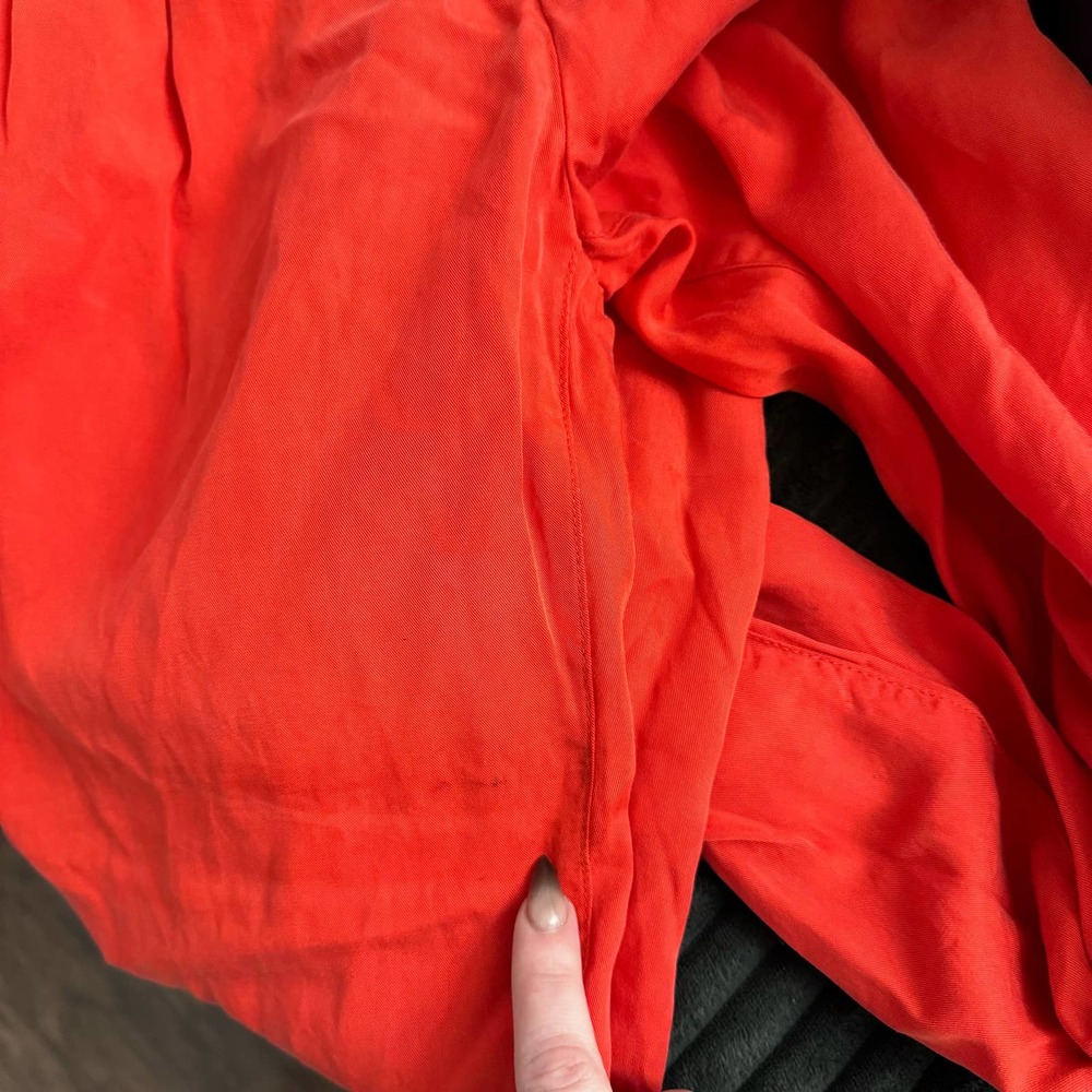 Obey No 89 Bright Red Straight Leg Pants Slacks - Picture 6 of 8